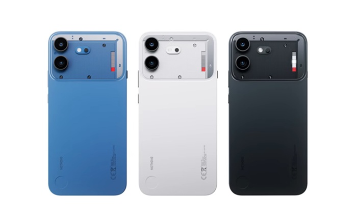 Le Phone (4b) sera disponible en trois coloris : bleu, noir et blanc.