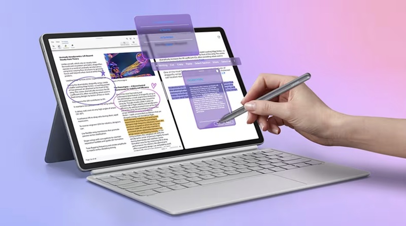 L'Idea Tab Pro Gen 2 et son écran PureSight Pro de 13 pouces avec dalle mate optionnelle.