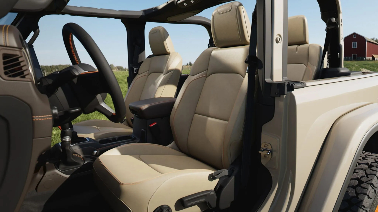 Interior Features and Details of Jeep Wrangler JL-2A