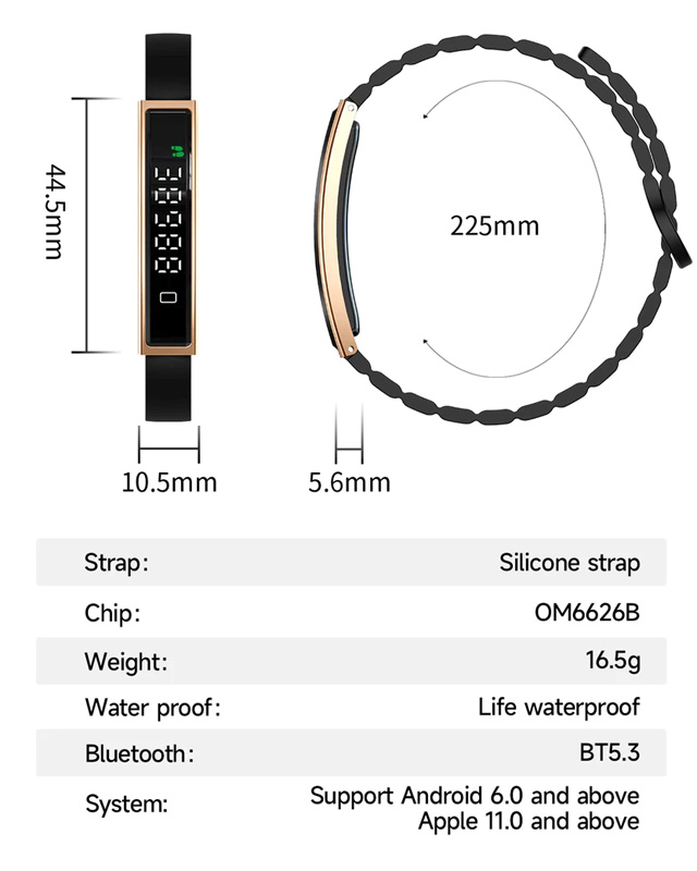 Sense Core Band in silver design