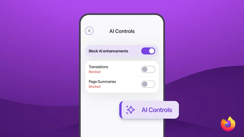AI Controls в мобильном браузере Firefox