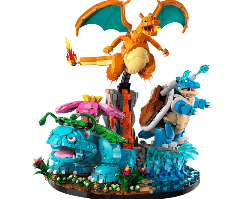 LEGO Kanto Starters Evolution set