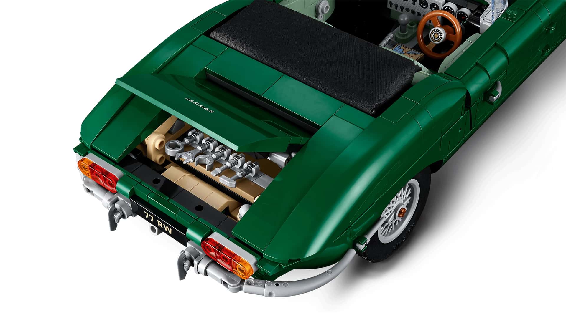 LEGO Jaguar E-Type вид сбоку