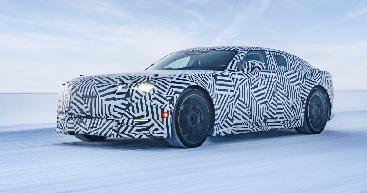 Jaguar GT на испытаниях