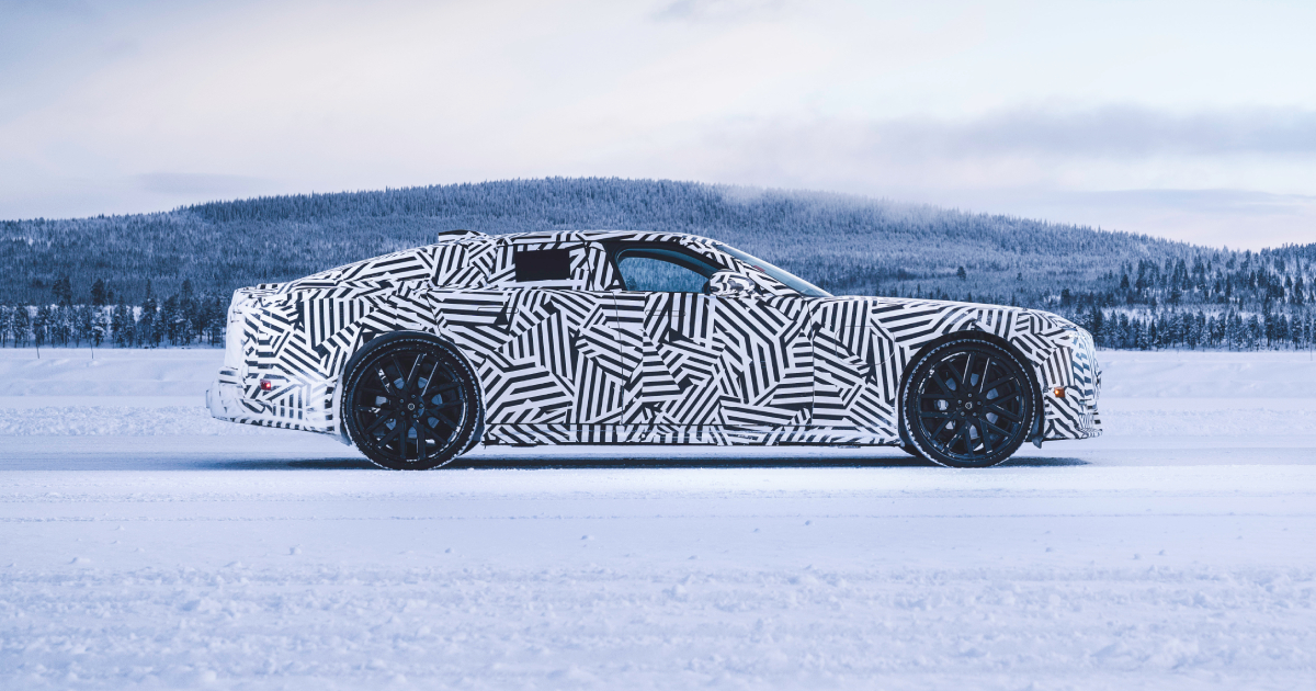 Задний вид Jaguar GT