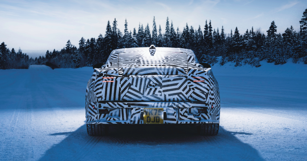 Новый Jaguar GT на тестах
