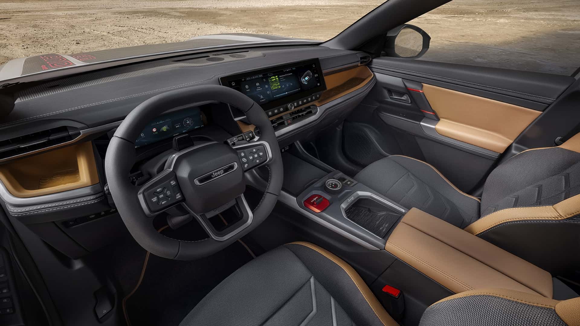 Jeep Compass 4xe 2026 - фронтальный вид