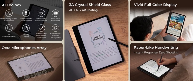 Image of the TCL Note A1 Nxtpaper tablet
