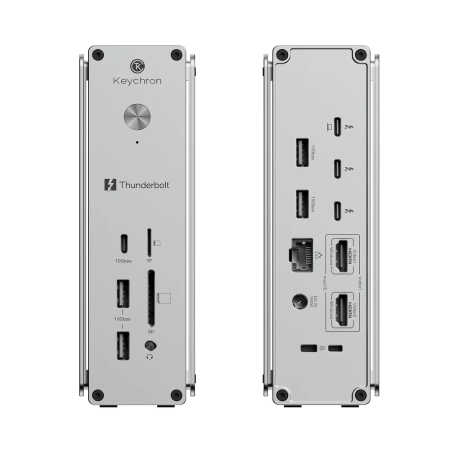 Разъёмы на задней панели Thunderbolt 5 Dock