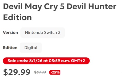 The Devil Hunter Edition includes all DLC and Vergil as a playable character.