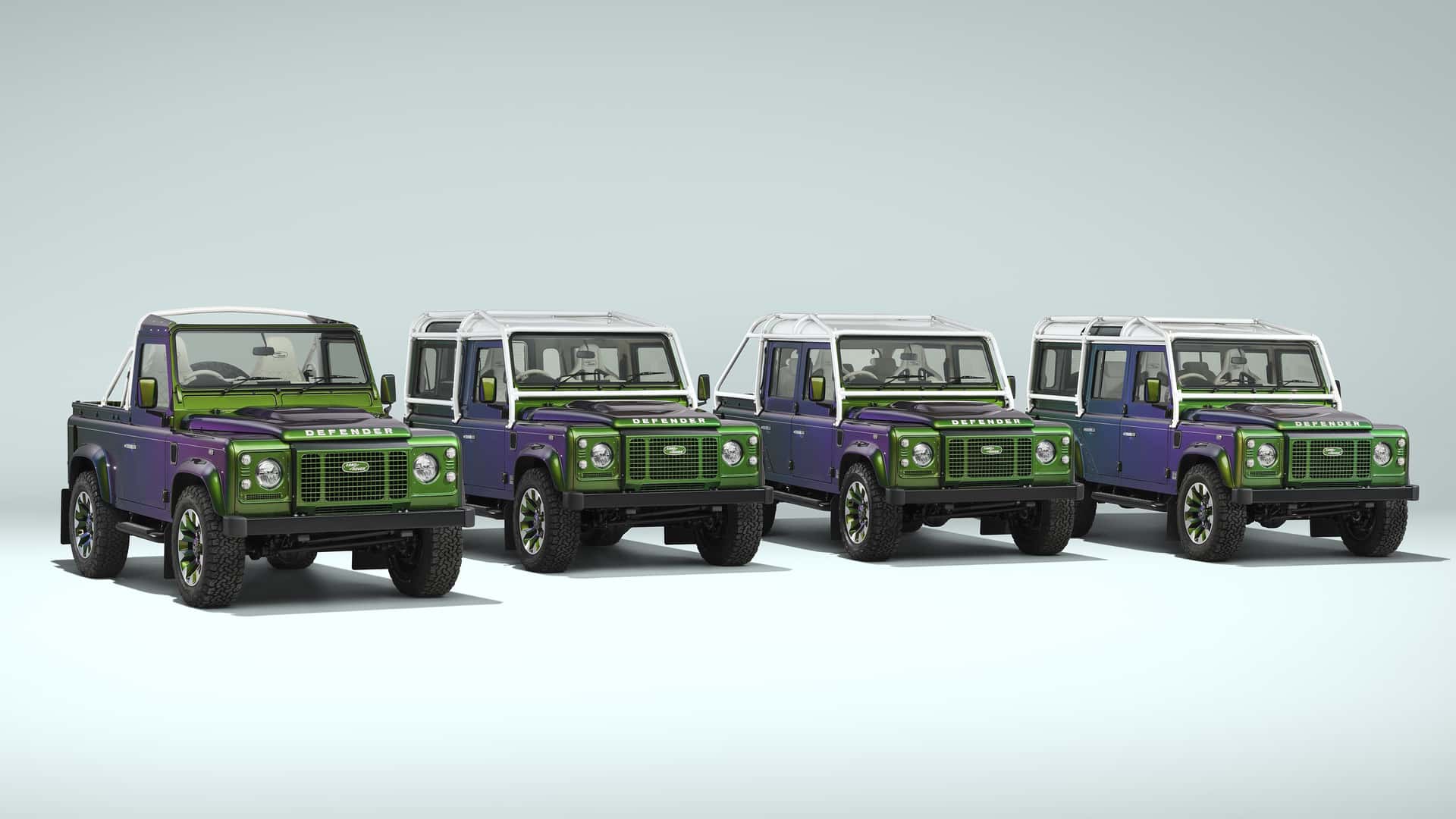 Оригінальний Defender у кольорі Spectral Green. Фото: Land Rover