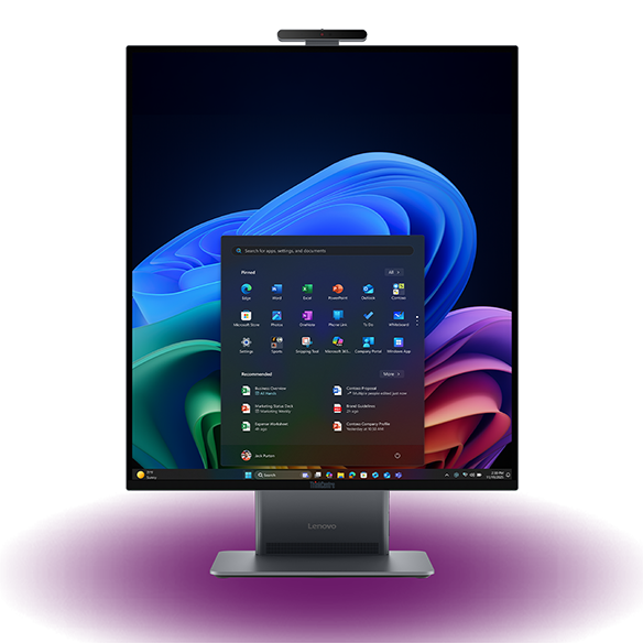 Lenovo ThinkCentre X AIO Aura Edition - вид спереду