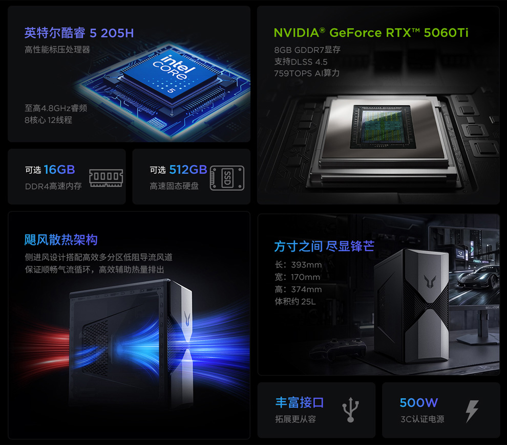 Основні характеристики Bellator Feng 7000X від Lenovo