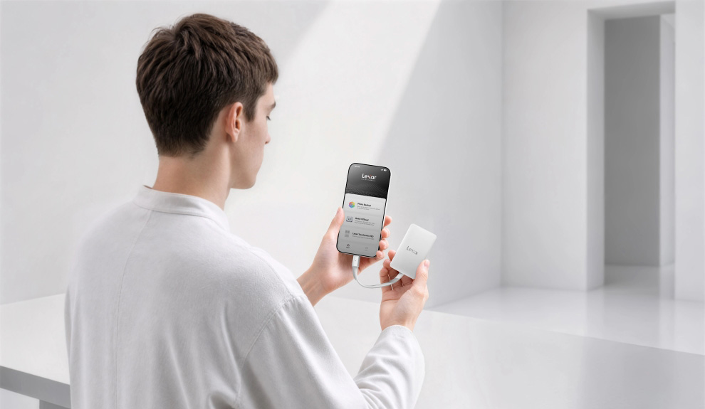 Использование Lexar Muse SSD на телефоне