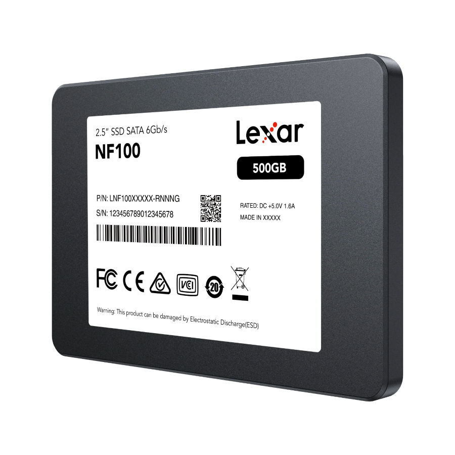 Lexar NF100 SSD - Упаковка