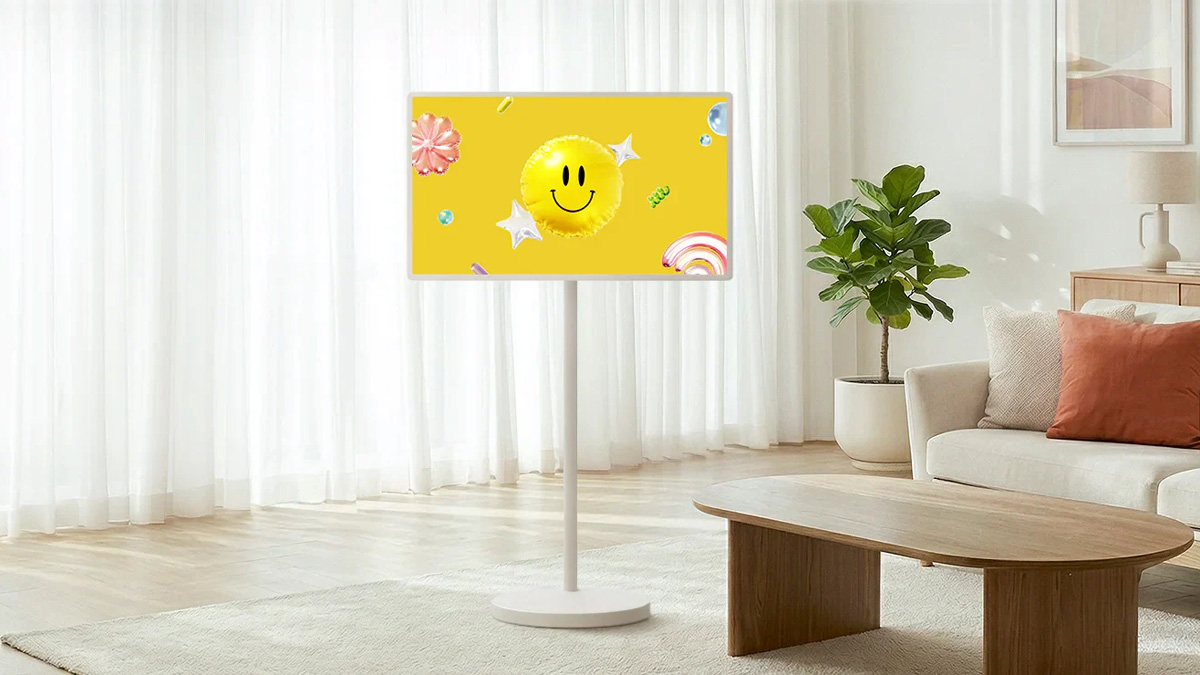 LG StanbyME 2 Max телевизор в интерьере