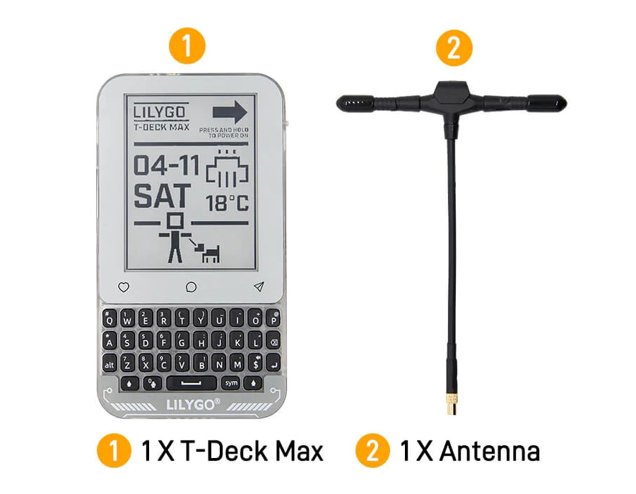 T-Deck Max - вид сзади