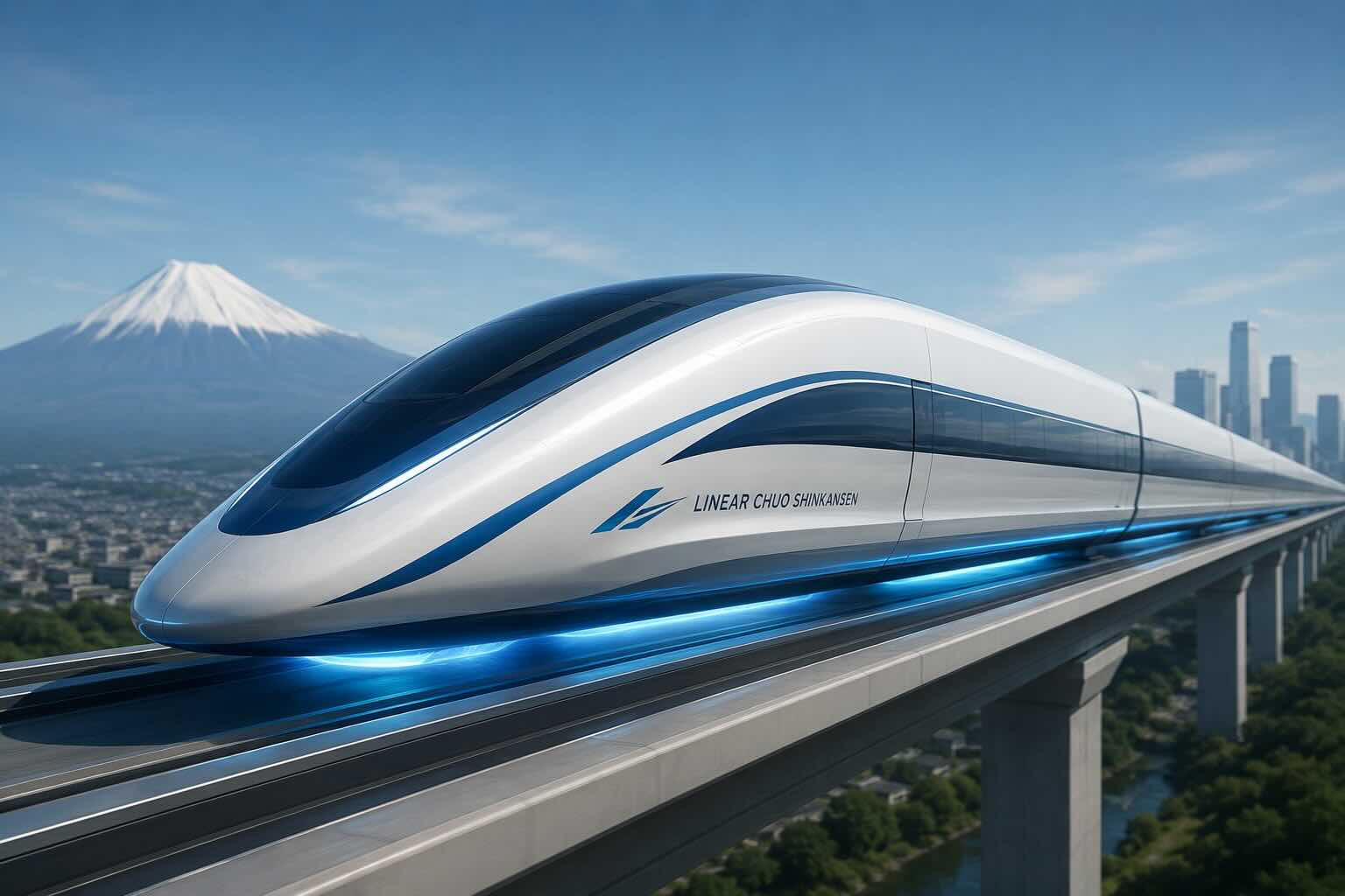 Концепт потяга на магнітній подушці Linear Chuo Shinkansen