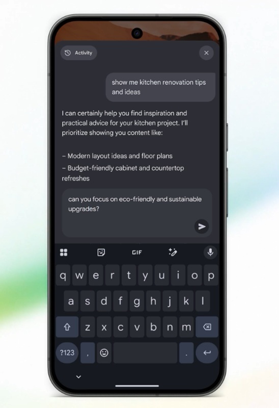 Discover's new natural-language controls let you describe the topics you want — or don't want — in plain text.