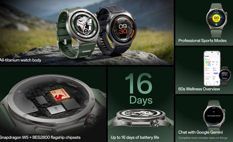A full charge of the OnePlus Watch 4 takes about 75 minutes