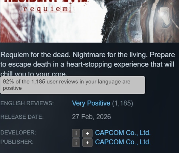 Image from Resident Evil Requiem