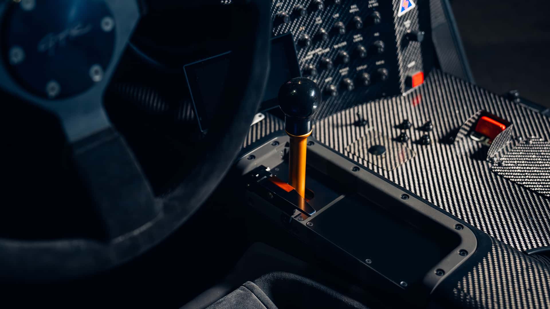 McLaren F1 GTR 1996 салон гоночного автомобіля
