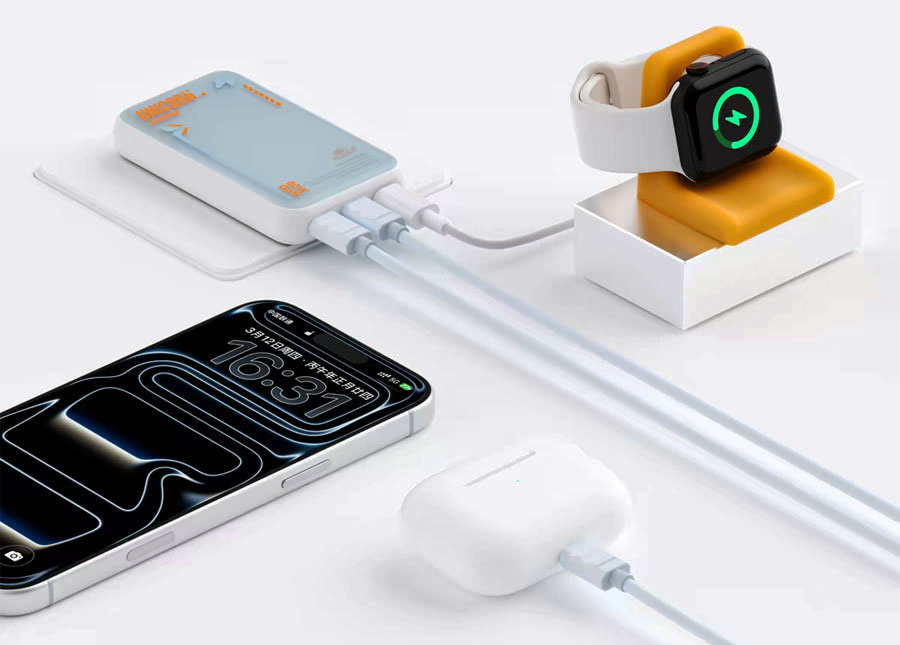 Le Pandaer PTC16 et son design ultra-plat de 14 mm basé sur la technologie GaN.