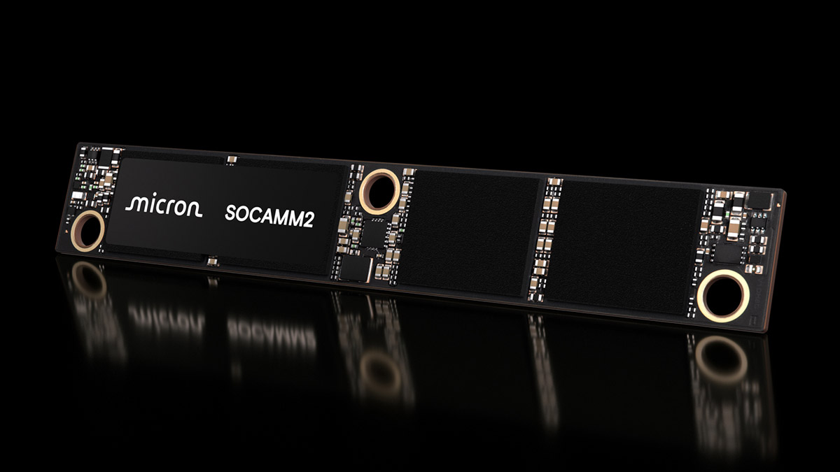 Модуль SOCAMM2. Иллюстрация: Micron
