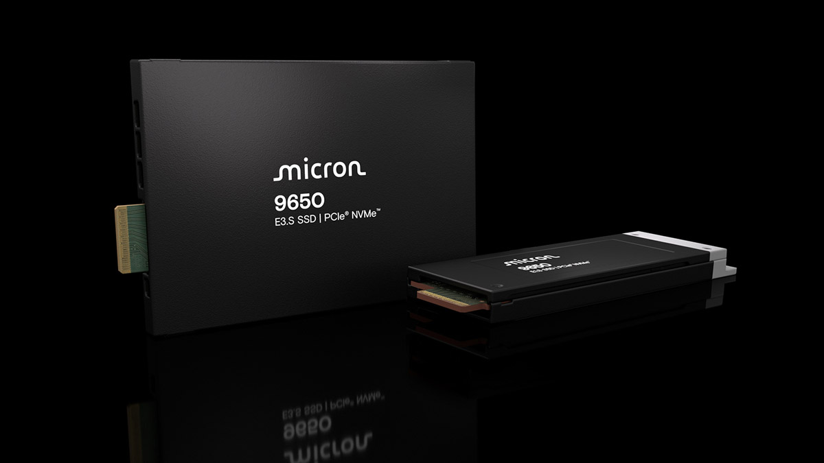Micron 9650 SSD с интерфейсом PCIe Gen6. Иллюстрация: Micron