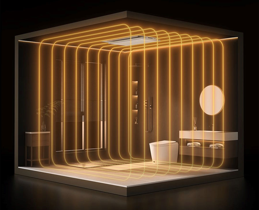 Le Mijia Smart Bath Heater P1 Human Sense Edition intègre un radar 24 GHz, un panneau lumineux de 1 500 lumens et un chauffage à onduleur de 3 000 W.