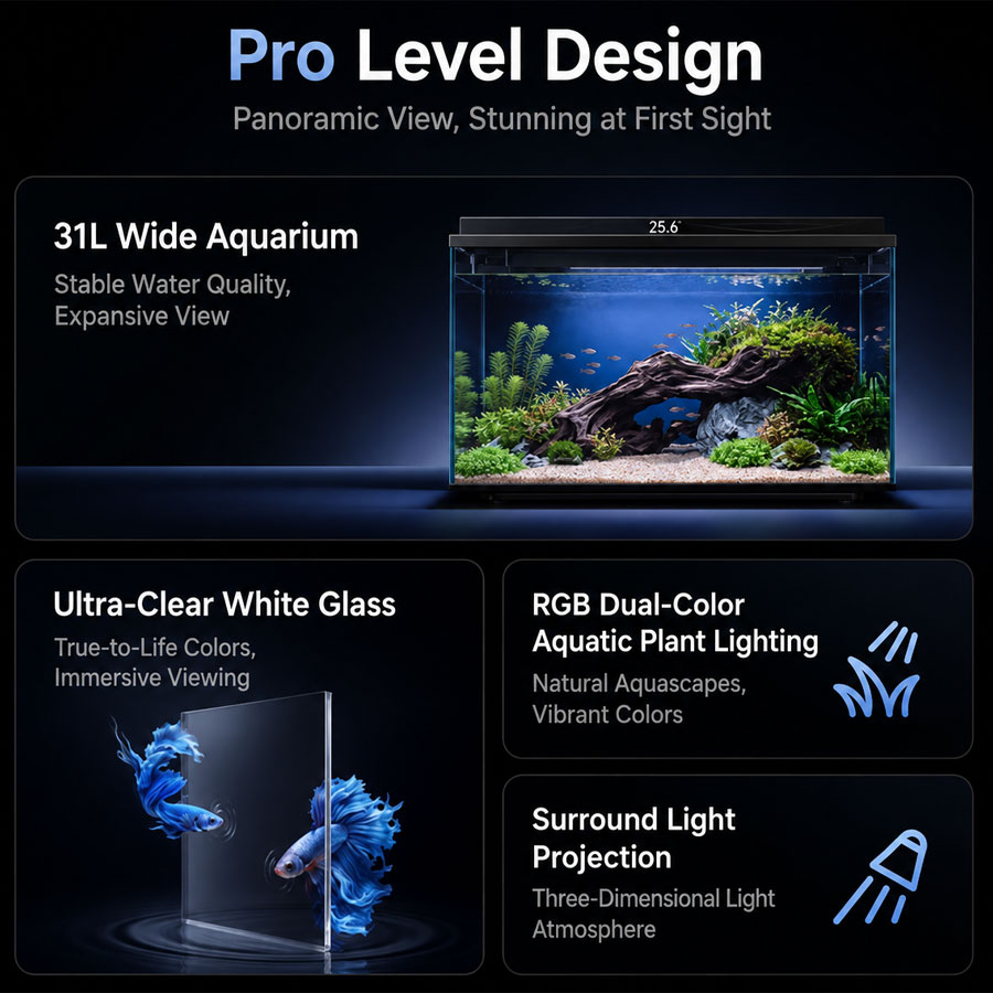 Mijia Smart Fish Tank 2 Pro умный аквариум