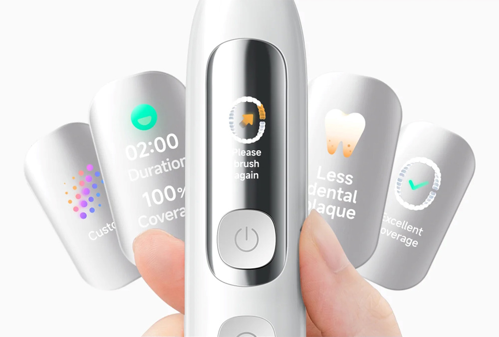 Mijia Smart Servo-oscillation Electric Toothbrush Pro з дисплеєм