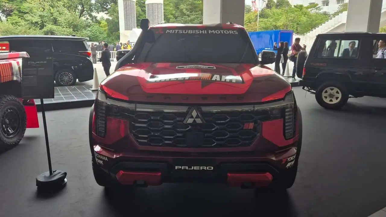 Mitsubishi Pajero Sport Ralliart Concept, типичная стойка