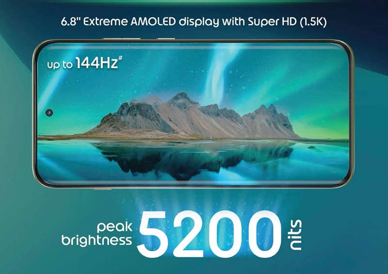 Motorola Edge 70 Pro smartphone display