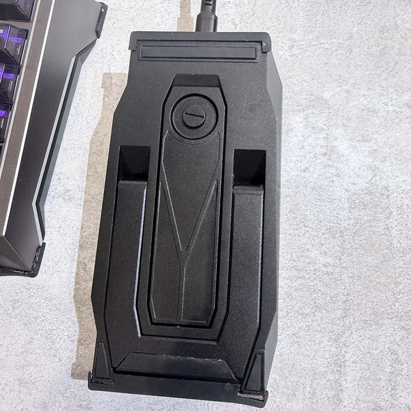 The Strike Nexus module houses an M.2 SSD expansion slot — an unusual addition for a control deck.