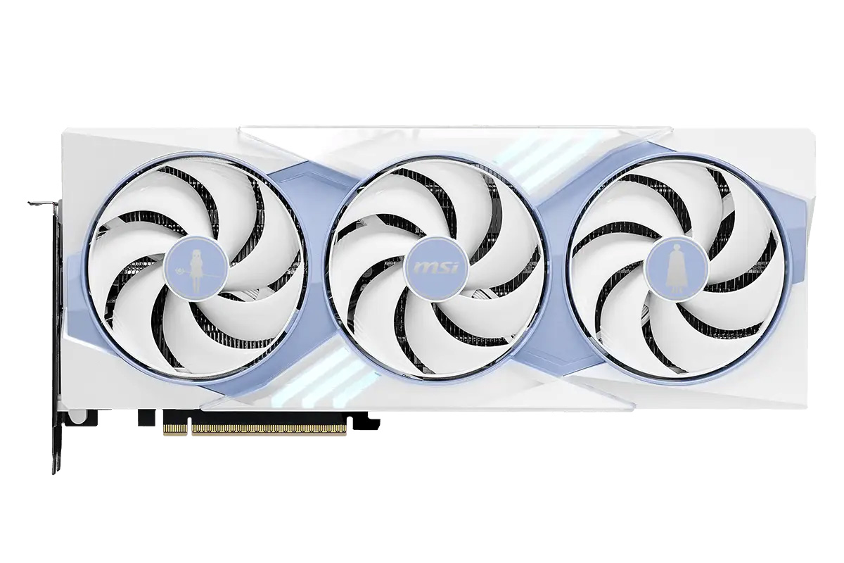 MSI GeForce RTX 5070 Ti Frieren Edition rear view