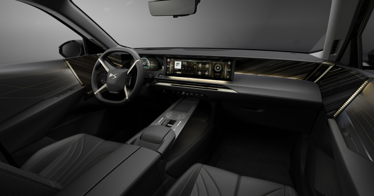 DS N°7 interior in gray basalt style and decor