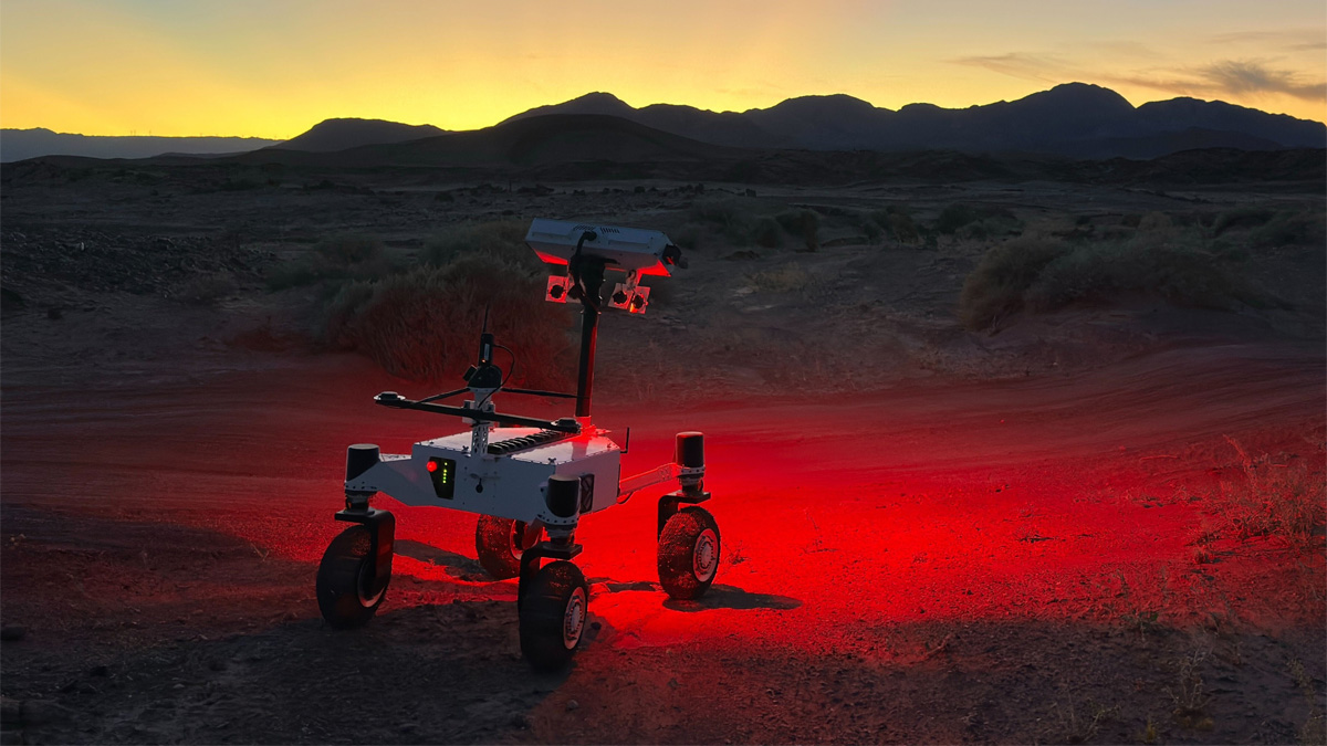 NASA ERNEST Rover Testing in Colorado Desert