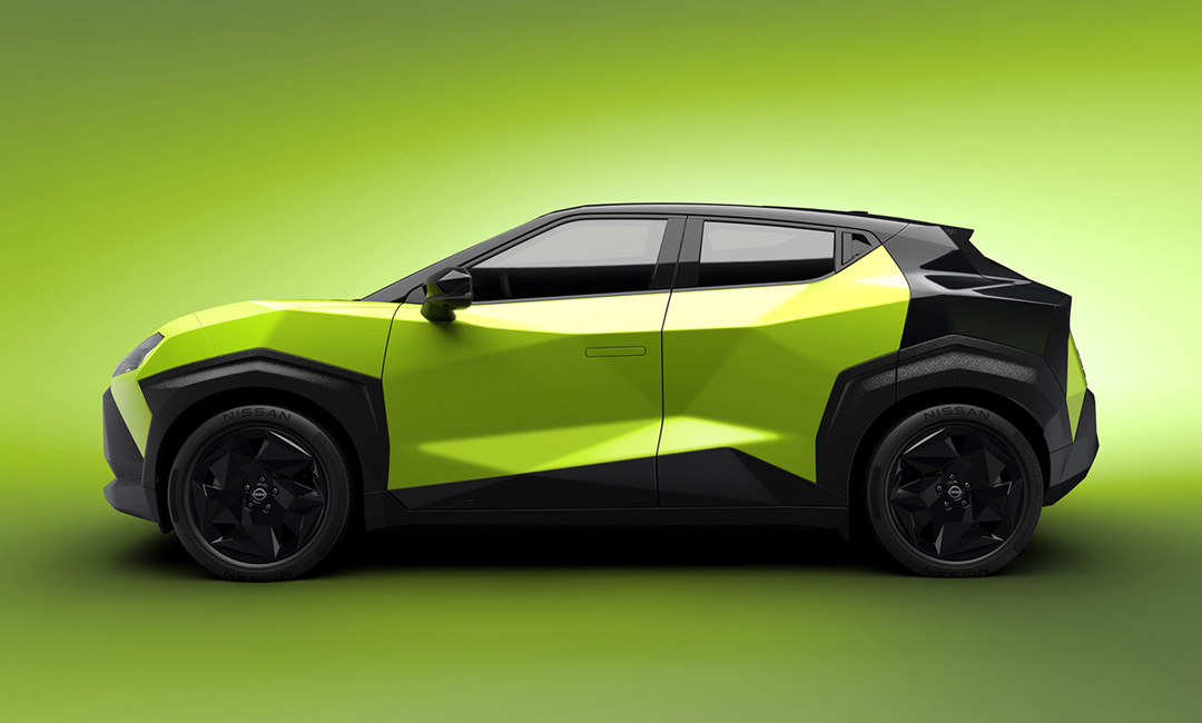 Дизайн Nissan Juke 2027 - вид сбоку