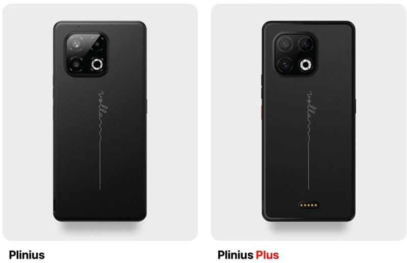 The Plinius Plus adds Pogo Pin contacts for modular hardware accessories.