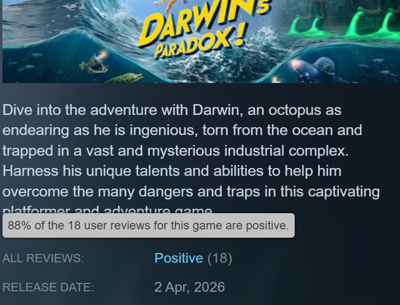 Gameplay of Darwin's Paradox