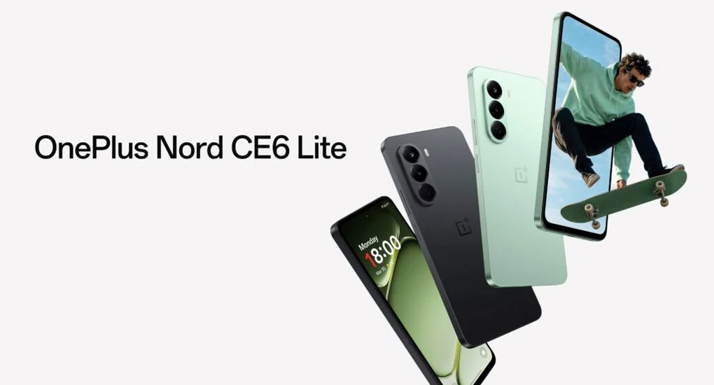 Le OnePlus Nord CE 6 Lite en plusieurs coloris. Illustration : OnePlus