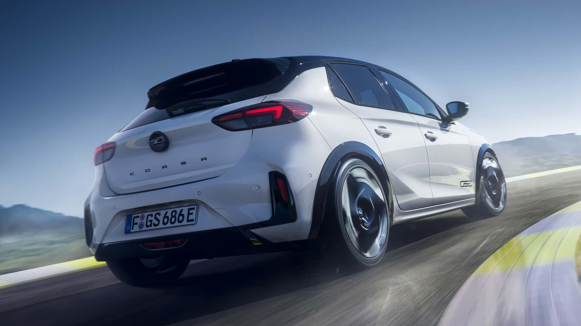 Новий Opel Corsa GSE 2026 вид ззаду