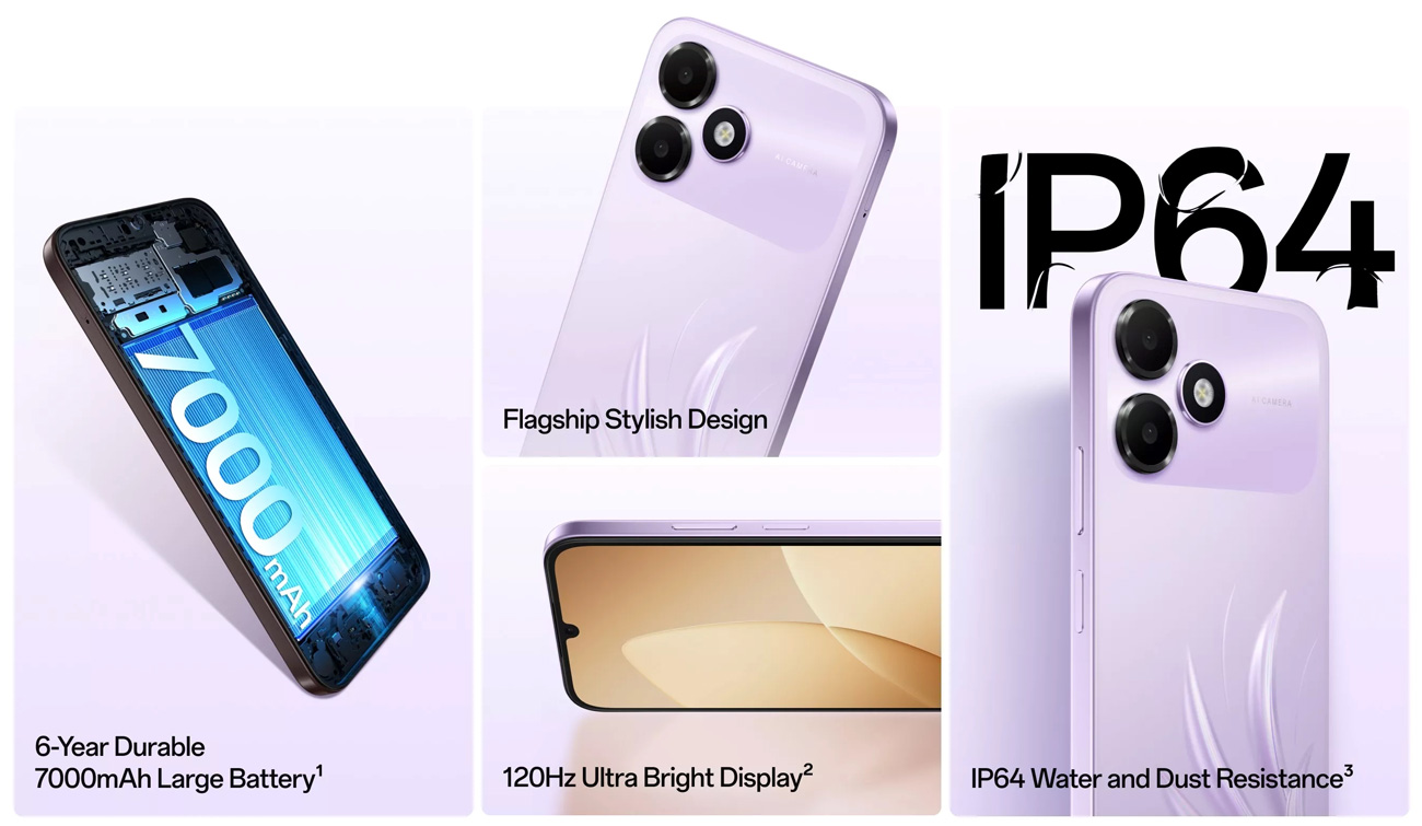 Le Oppo K14 Lite est certifié IP64 et propose des modes tactiles adaptés aux conditions difficiles.