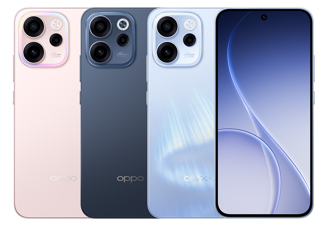 Design of the new Oppo Reno 15A smartphone. Illustration: Oppo