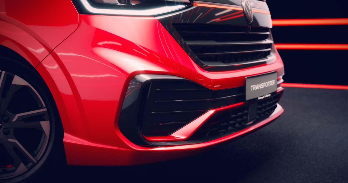 Volkswagen Transporter Sportline bumper design