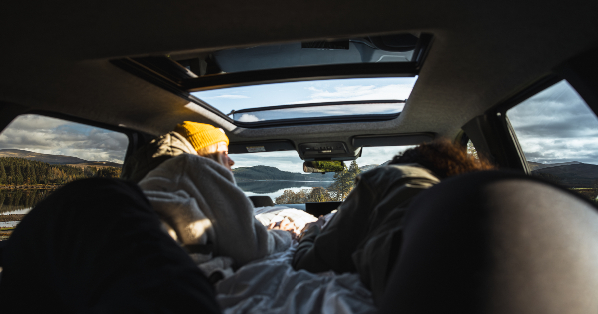 Dacia Bigster crossover in camping