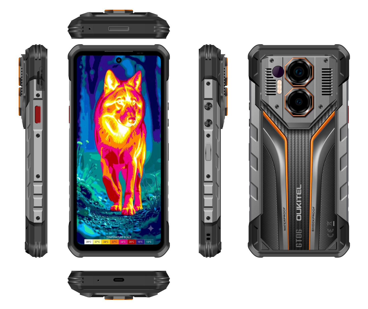 Oukitel WP70 Ultra - вигляд збоку