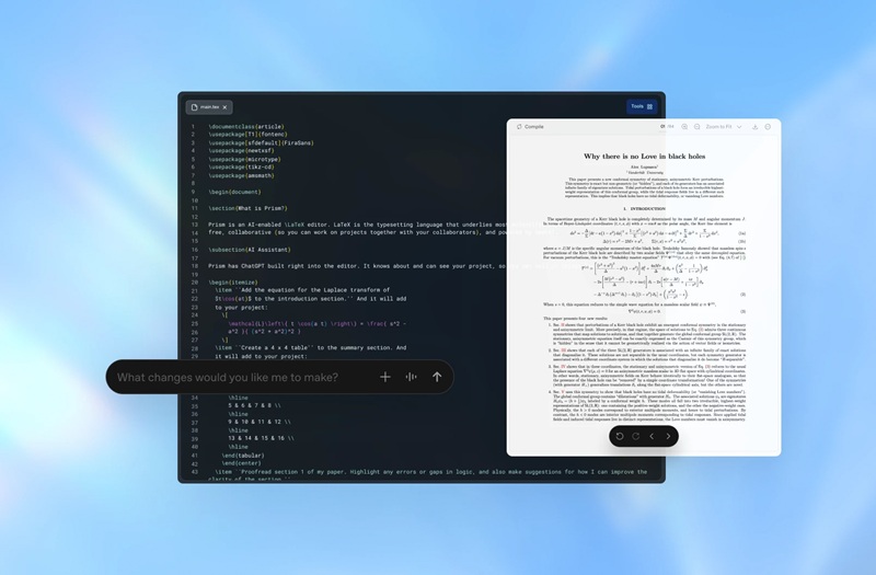 Employees discuss new features of OpenAI Prism