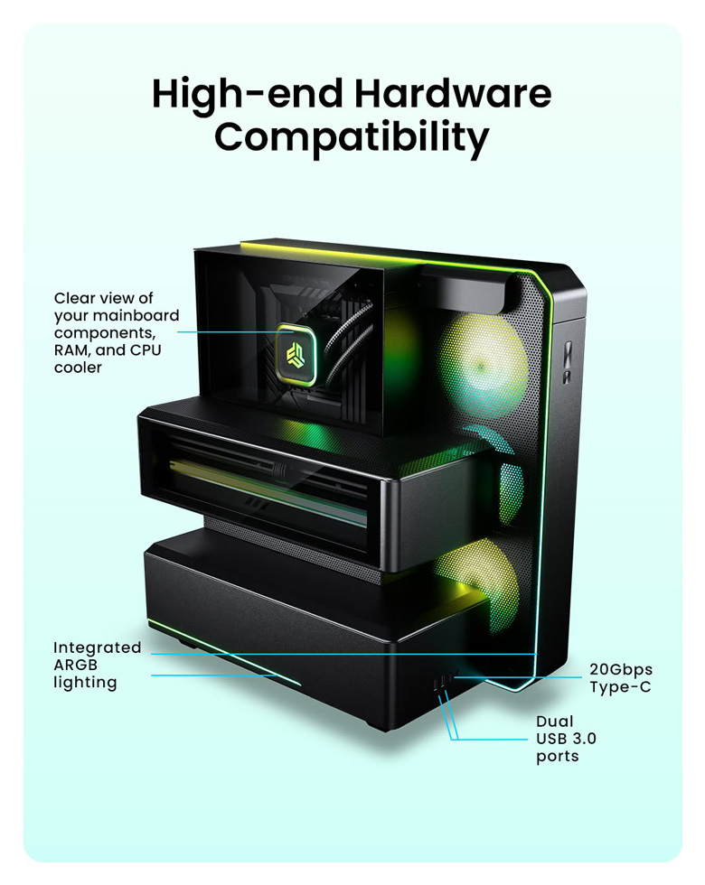 Phanteks EX5 задняя панель